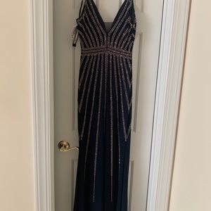 Elegant spaghetti strap slip gown. PROM